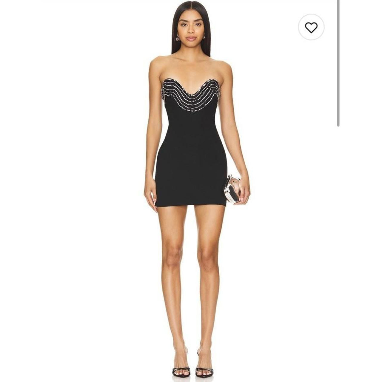 NBD Women's Dress - Black - L | Depop US
