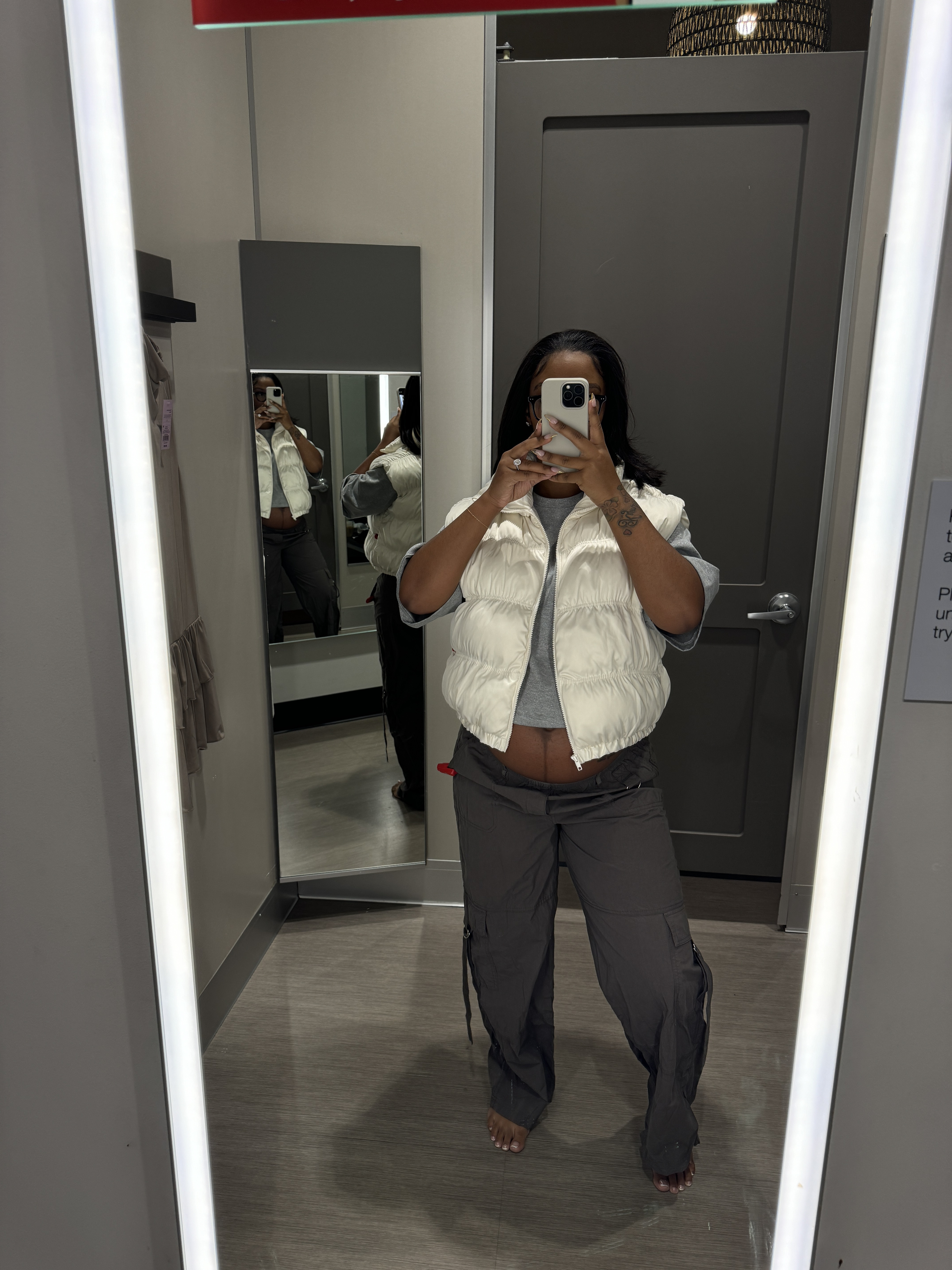 Loved how the cargo pants fit on my baby bump they are very maternity friendly along with the puffer vest!

#LTKStyleTip #LTKFindsUnder100 #LTKBump