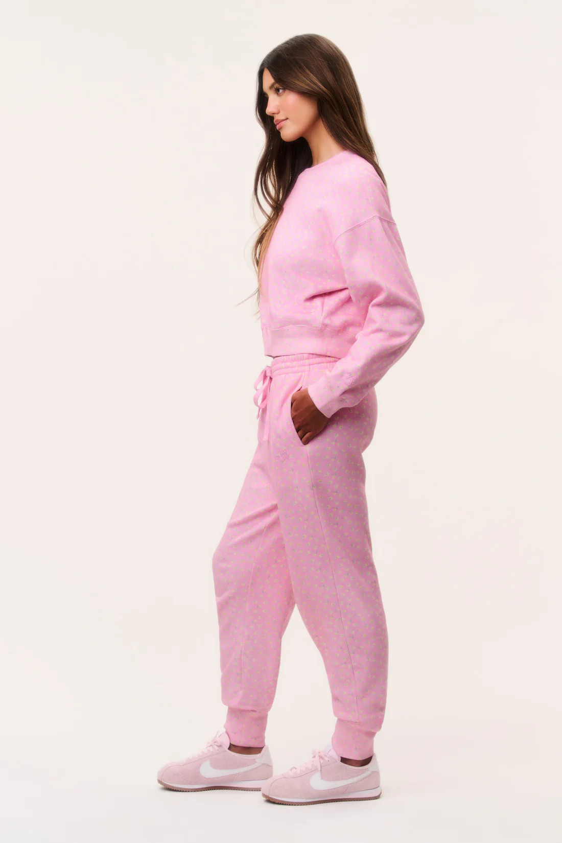 Lolana Ditsy Floral Sweatpant | LoveShackFancy