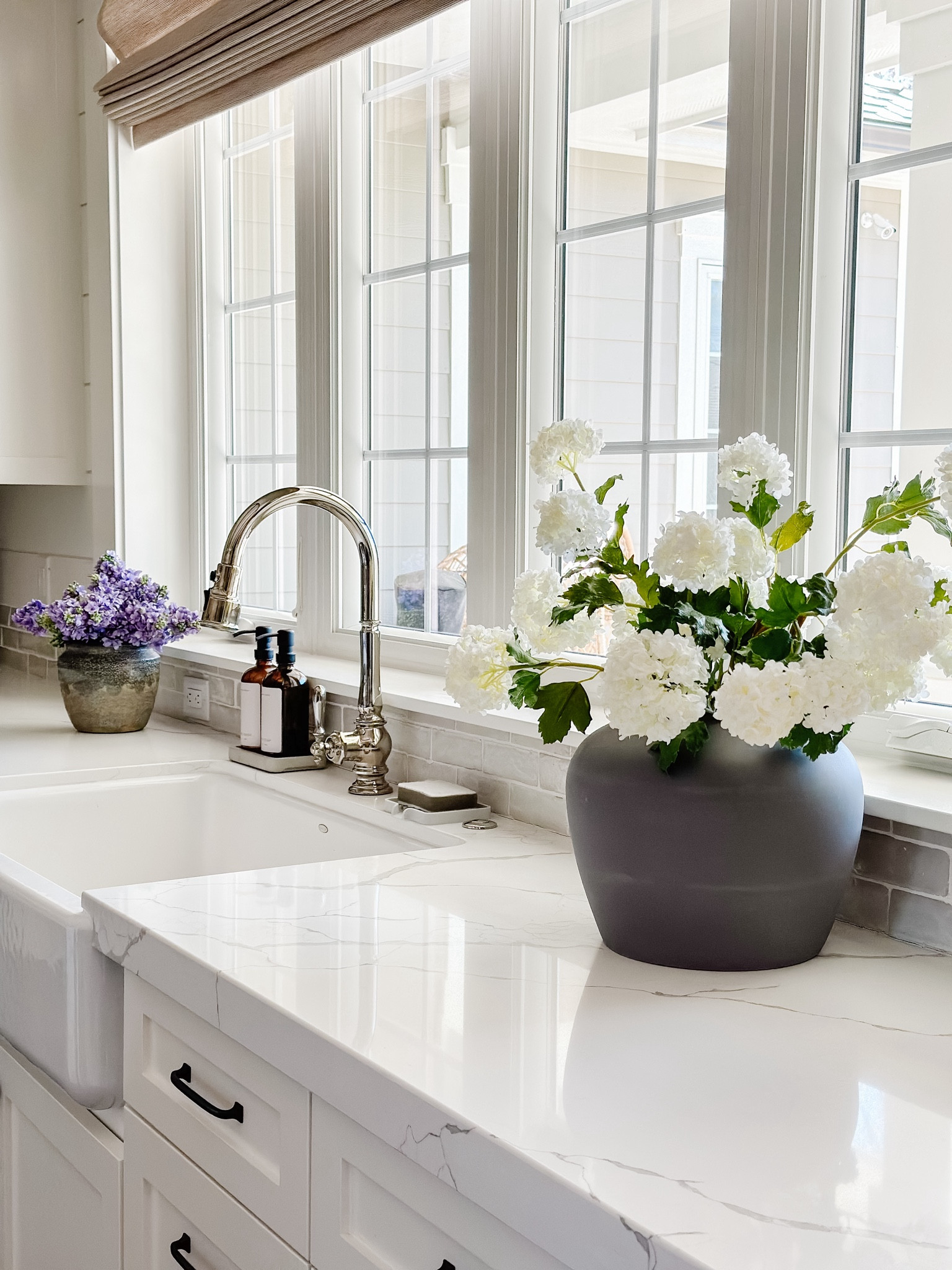 I love these gorgeous faux snowball stems!  In nature they bloom in late spring here, but I get to enjoy them all summer long😎. I used 4 stems in this vase!  Use Code: AFLORAL to save 10% off

#LTKHome #LTKSeasonal #LTKSaleAlert