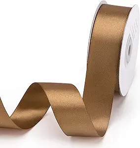 IHKFILAN Double Face Satin Ribbon 1Inchx25Yards Double Sided Solid Polyester Ribbon for Gift Wrap... | Amazon (US)