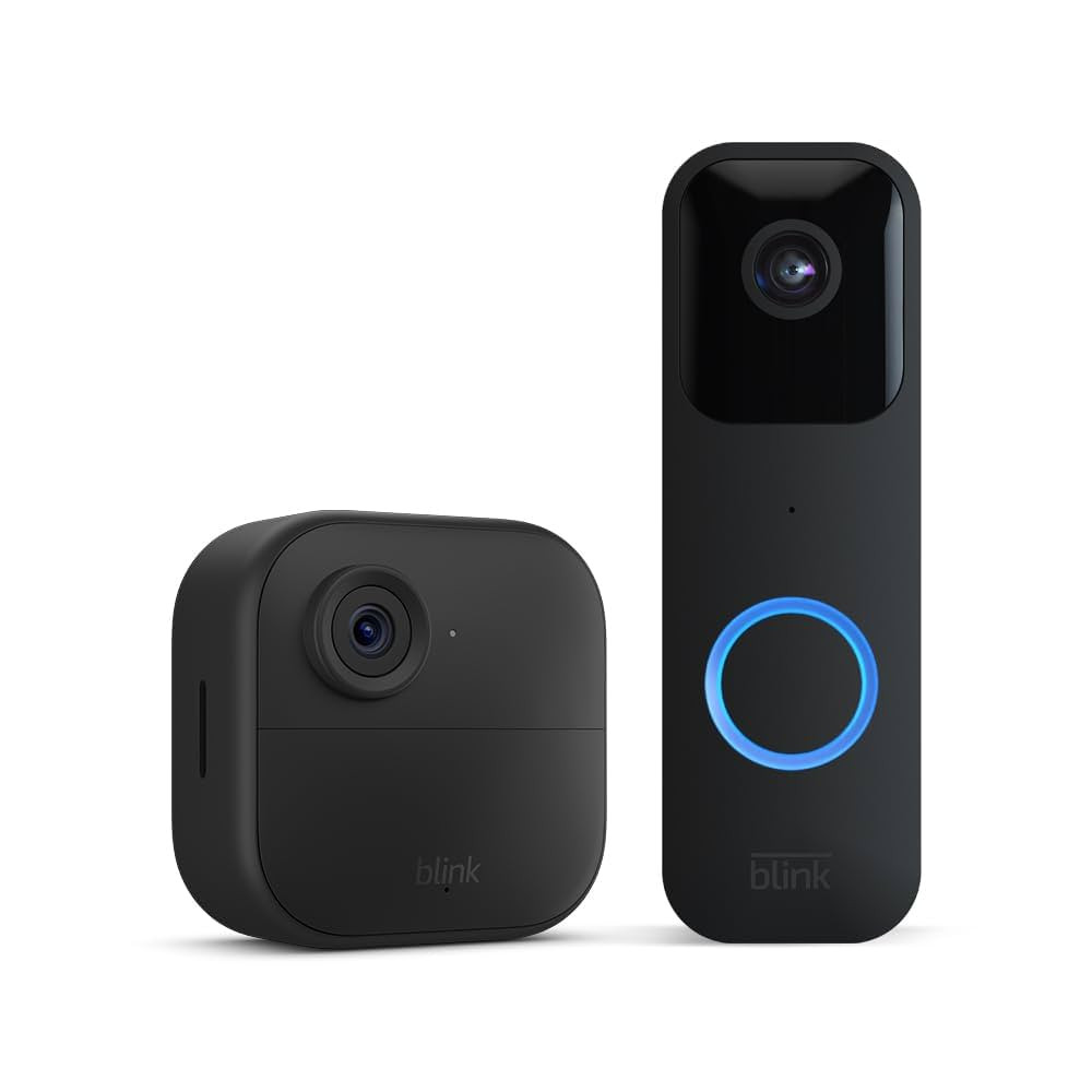 New Blink camera (Outdoor 4) + Blink doorbell (black) | Newest model | Wireless HD smart security... | Amazon (UK)