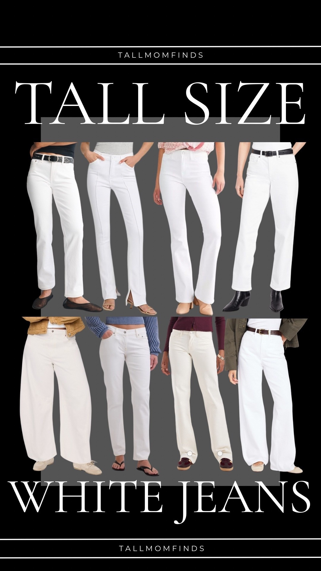 Tall-size white jeans that actually fit from waist to hem—no compromises, no awkward lengths. Clean, classic, and made with extra-long inseams for long legs and long lines. 

Featuring all the brands you already love, in flattering fits that work for everyday wear, dressed up or casual, and finally made to feel effortless on tall frames.

#LTKTall