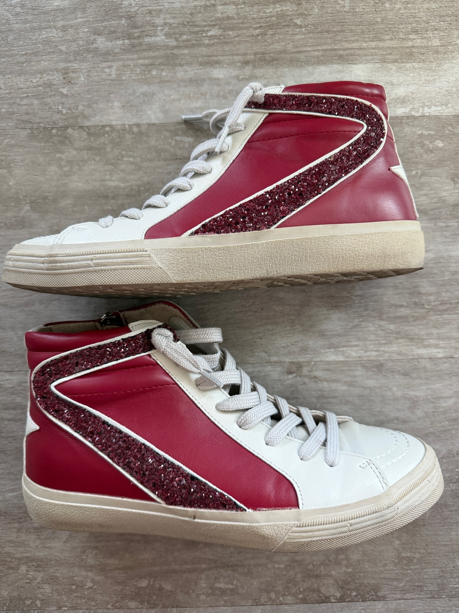 Grabbed some adorable #shushop sneakers for the fall!  
#sneakers #fallshoes #hightops

#LTKootd #LTKOver40 #LTKMidsize