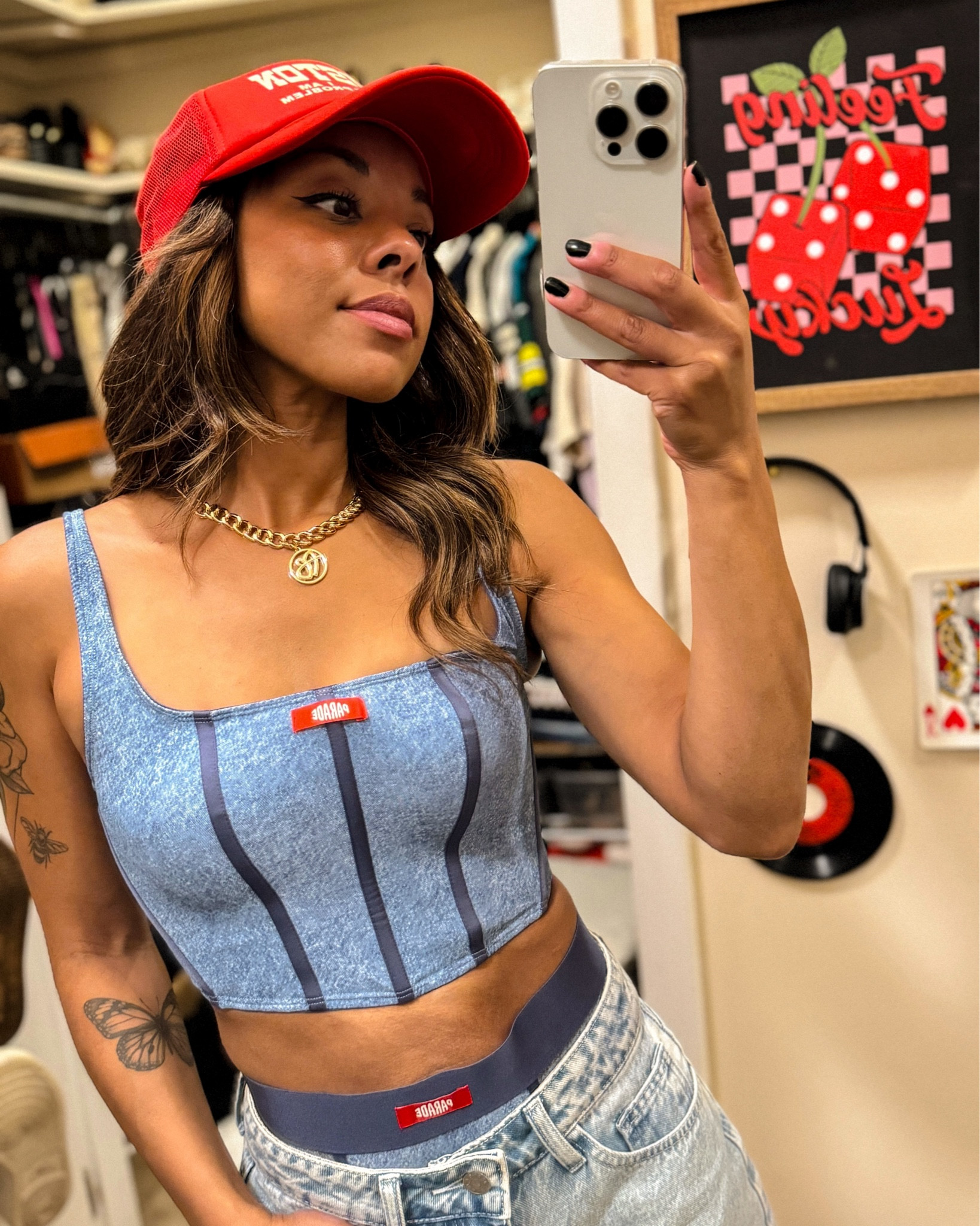 The denim look without the discomfort ✨ love this super soft set from #Parade! Use code luxelatte at checkout for 20% off! 

Got the top in an xs and bottoms in a small but based on the fit if I bought them again I would probably flip it and do the top in a small and the bottoms in an xs! My stats are in my LTK bio 💙 #denim #corsettop #boxerbriefs #paradepartner 

#LTKActive #LTKFindsUnder50 #LTKStyleTip