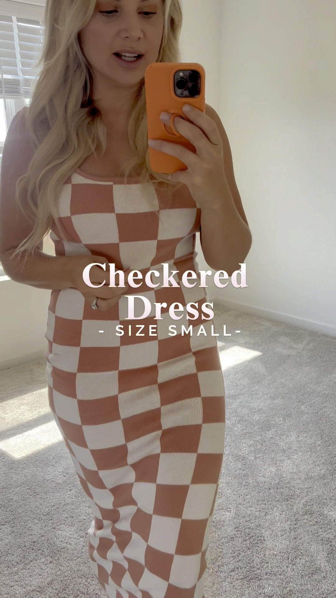 Women’s long checkered maxi dress. Amazon prime day. Cream, pink. Date night. Kentucky derby. Clear heels

#LTKstyletip #LTKshoecrush #LTKxPrimeDay