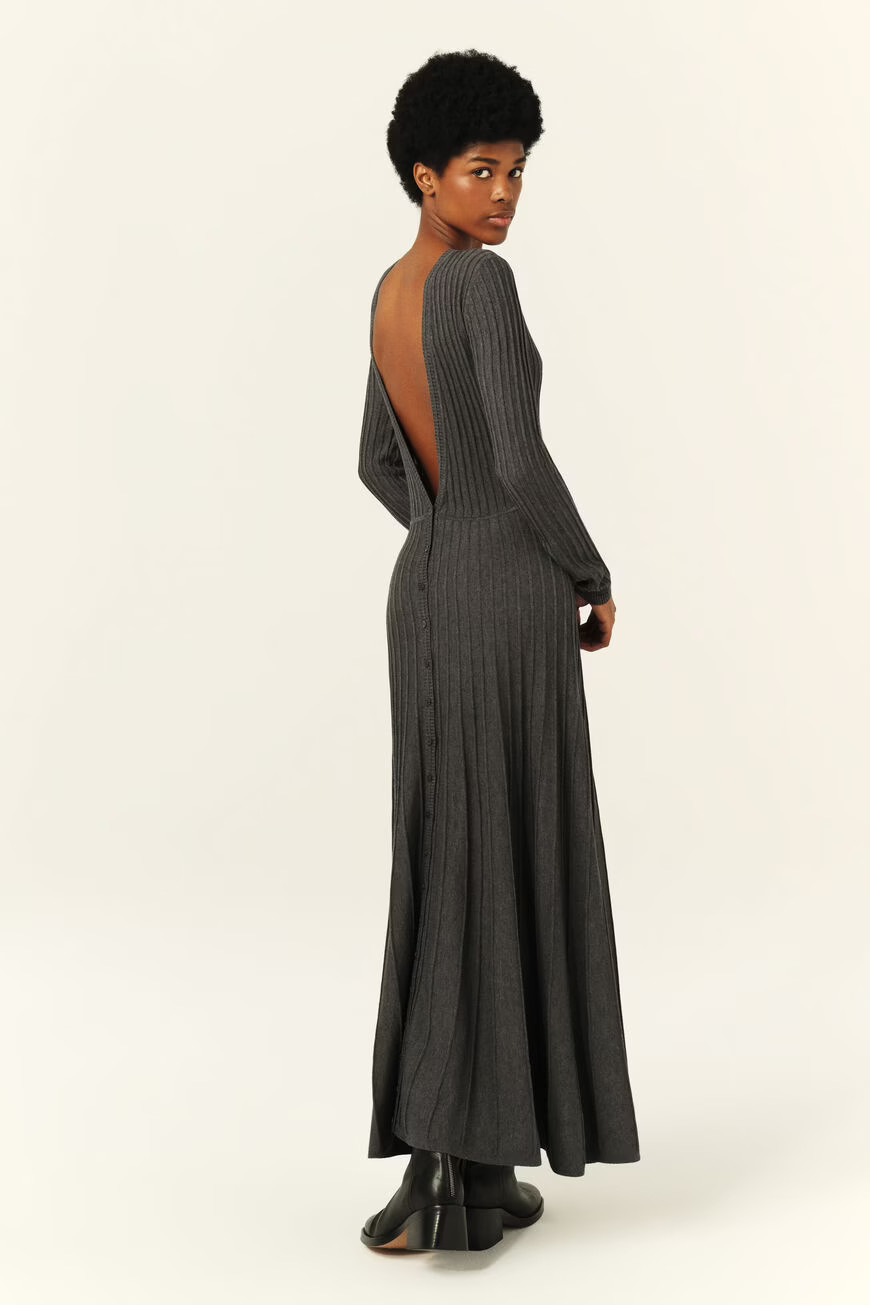 knit midaxi dress | ba&sh(US)