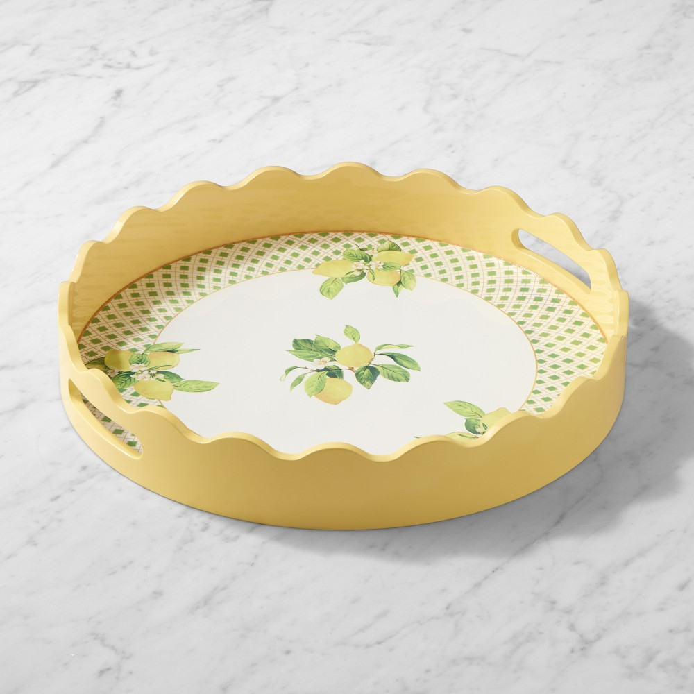 Limone Lacquer Tray | Williams-Sonoma