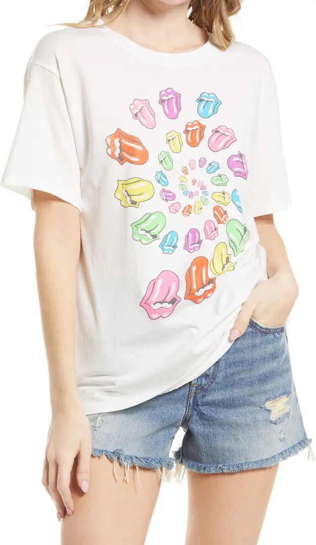 Rolling Stones Spiral Boyfriend Graphic Tee | Nordstrom