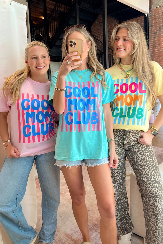 Cool Mom Club Mint Graphic Tee | Pink Lily