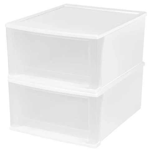 clear acrylic toy chest
