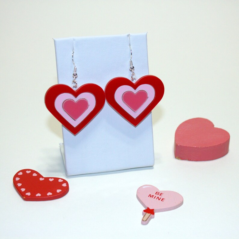 Powerpuff Girls Inspired Valentines Day Gift Dangle Earrings - Etsy | Etsy (US)