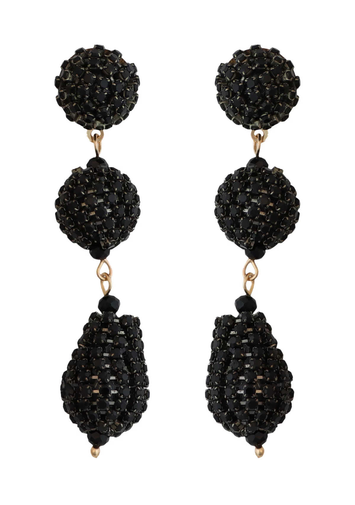 BelkJet Crystal Linear Ball Earrings | Belk