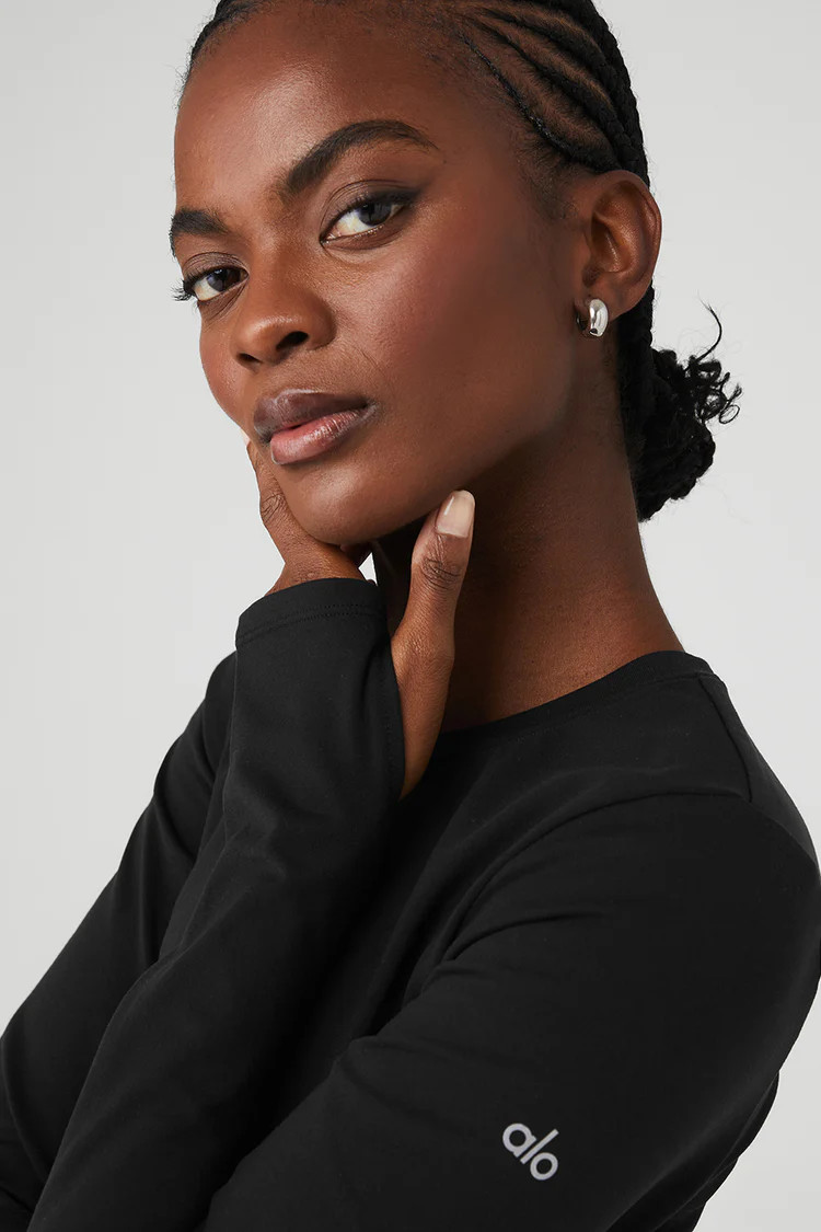 Warm Airbrush Nocturne Long Sleeve | Alo Yoga (US)