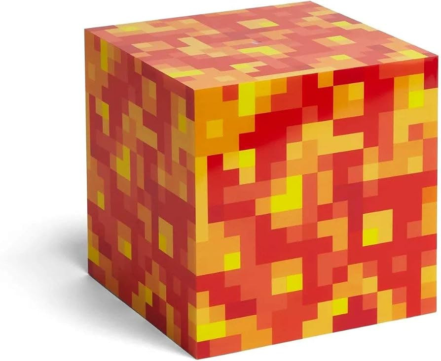 Minecraft Lava Block LED Mood Light Lamp Mood Lighting USB Or Battery Powered | Collectible Mood ... | Amazon (US)