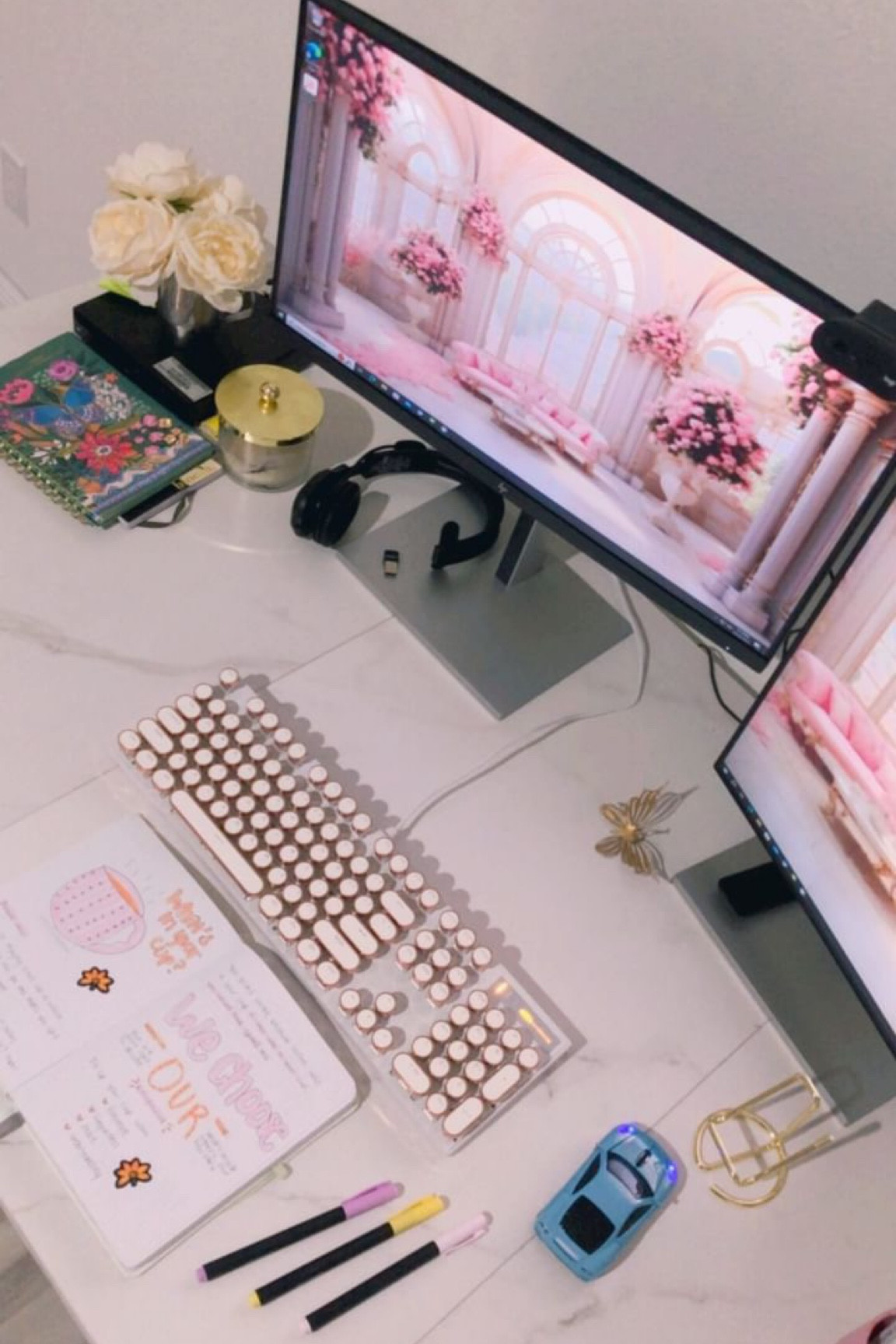 Work from home office set up