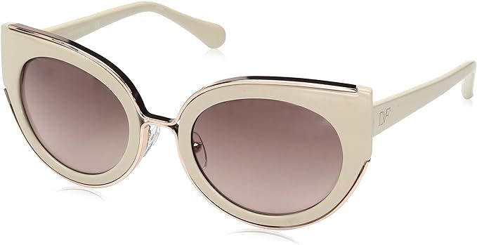 Diane Von Furstenberg Women's DVF626S Norah Round Sunglasses | Amazon (US)