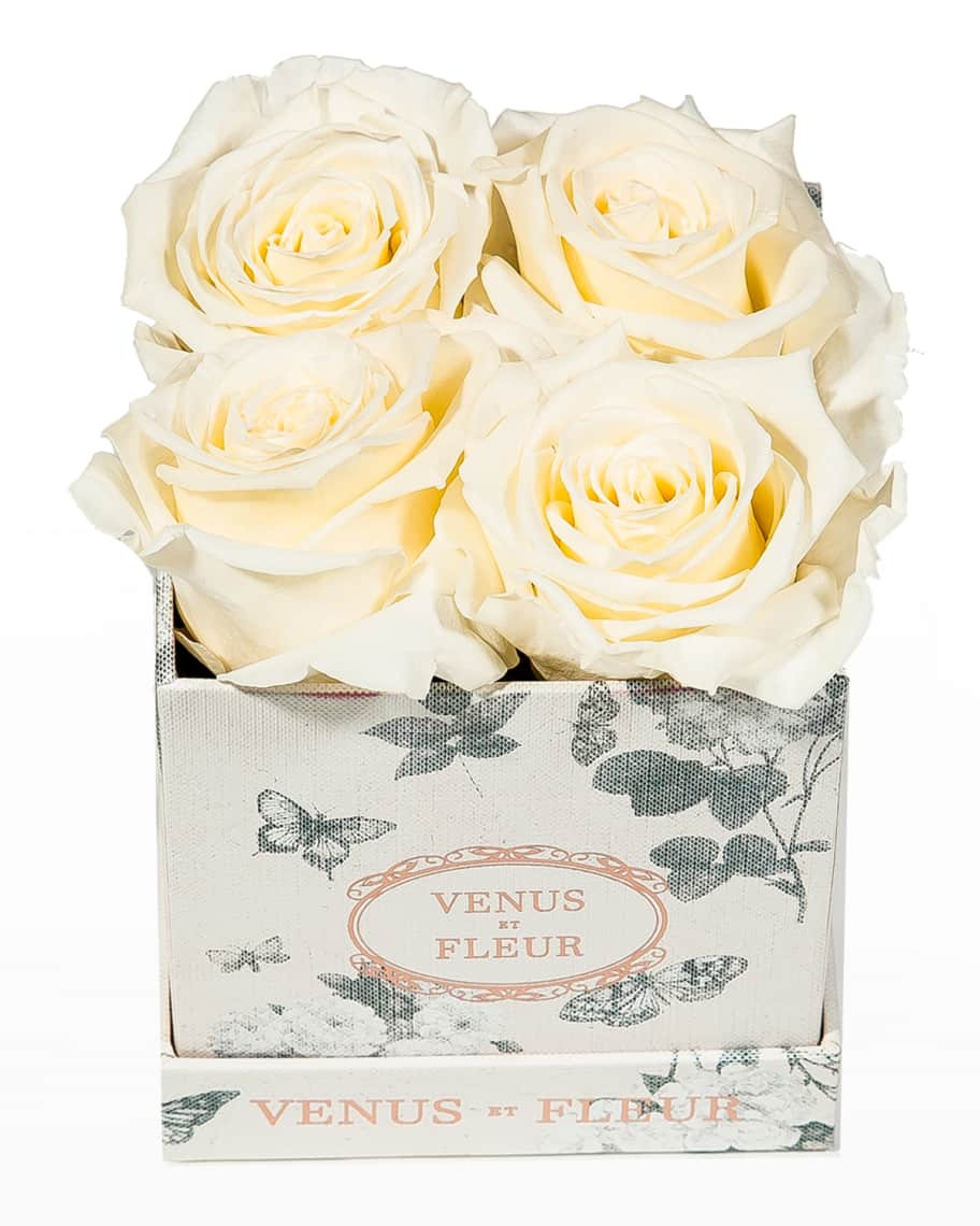 Venus ET Fleur Classic Petite Square Rose Box | Neiman Marcus