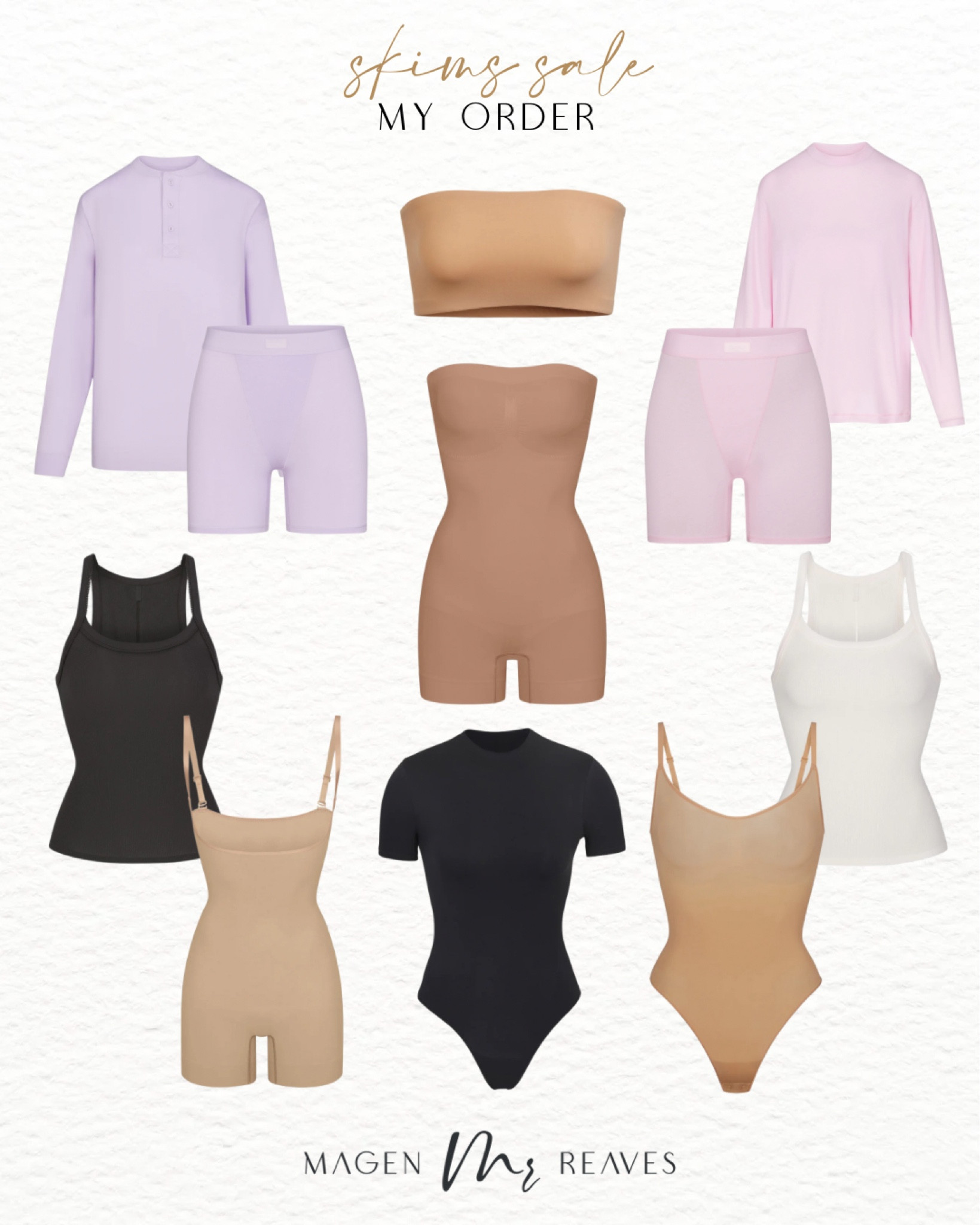 My Order from the Skims Sale! 

#LTKSaleAlert