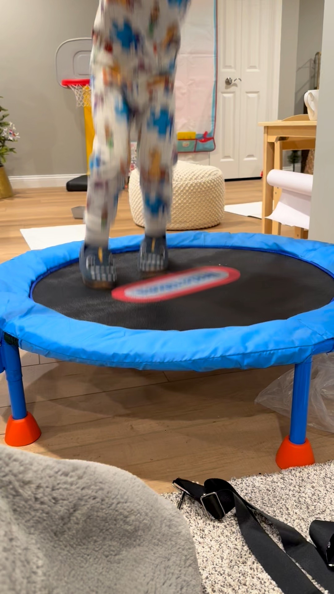 With an active toddler, the trampoline helps us with indoor winter movement. Of course, we can still go outside but with frigid temps or rain in the winter, we have to get creative! 
Did you know there are YouTube videos for trampolining with toddlers?!


#LTKdayinmylife #LTKKids #LTKmomlife