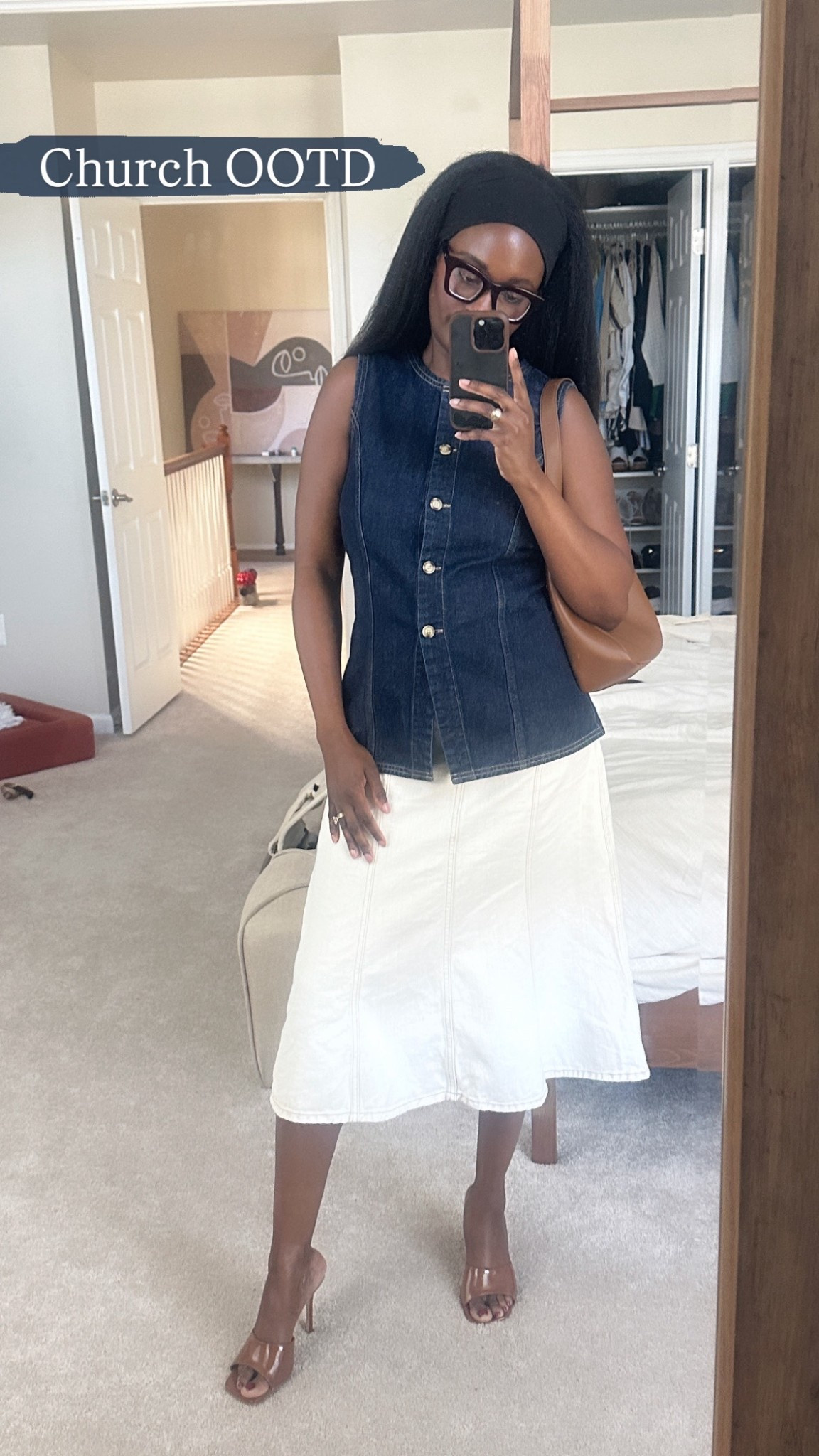 What I wore to church today! Denim vest are my favorite 

#LTKStyleTip #LTKSaleAlert