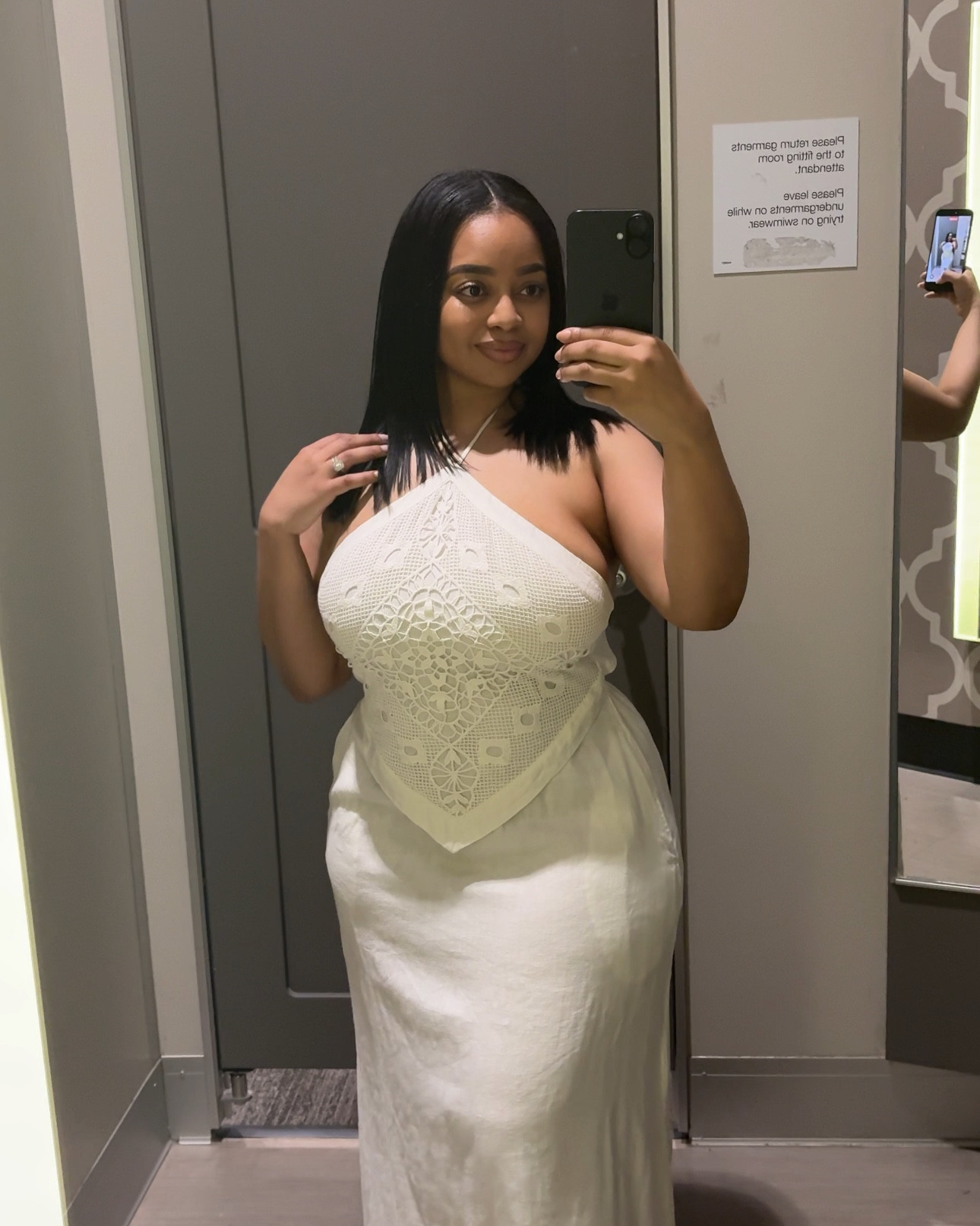This cream dress is a must have! Perfect for spring, flirty sexy, dinner or beach ready! I’m wearing a size large 

#LTKdayinmylife #LTKSpringSale #LTKFestival