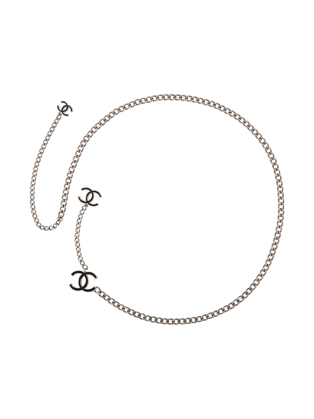 CHANEL Pre-Owned 2013 CC chain-link belt - Silver | Farfetch Global