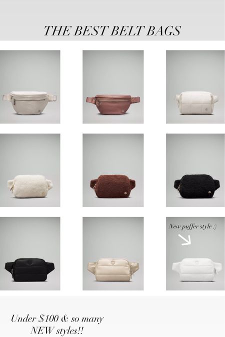 The Best Selling Lululemon Belt Bags + NEW Styles UNDER $100! 

#LTKitbag #LTKfindsunder100 #LTKGiftGuide