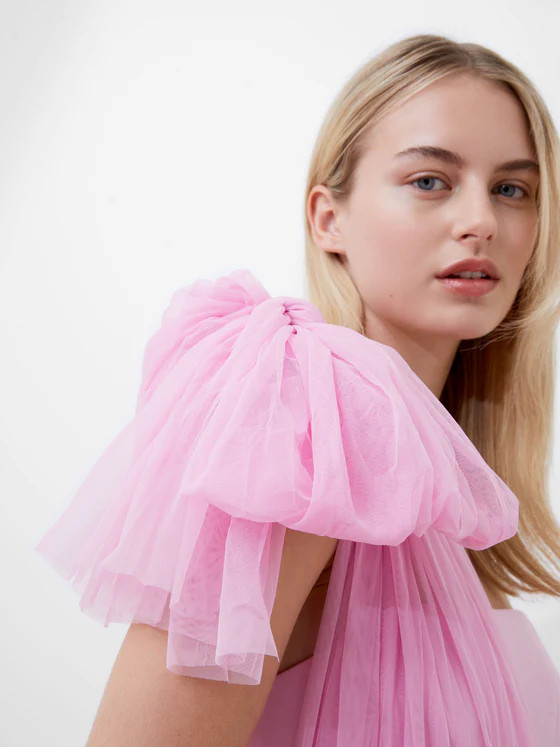 Whisper One Shoulder Tulle Dress | French Connection (US)