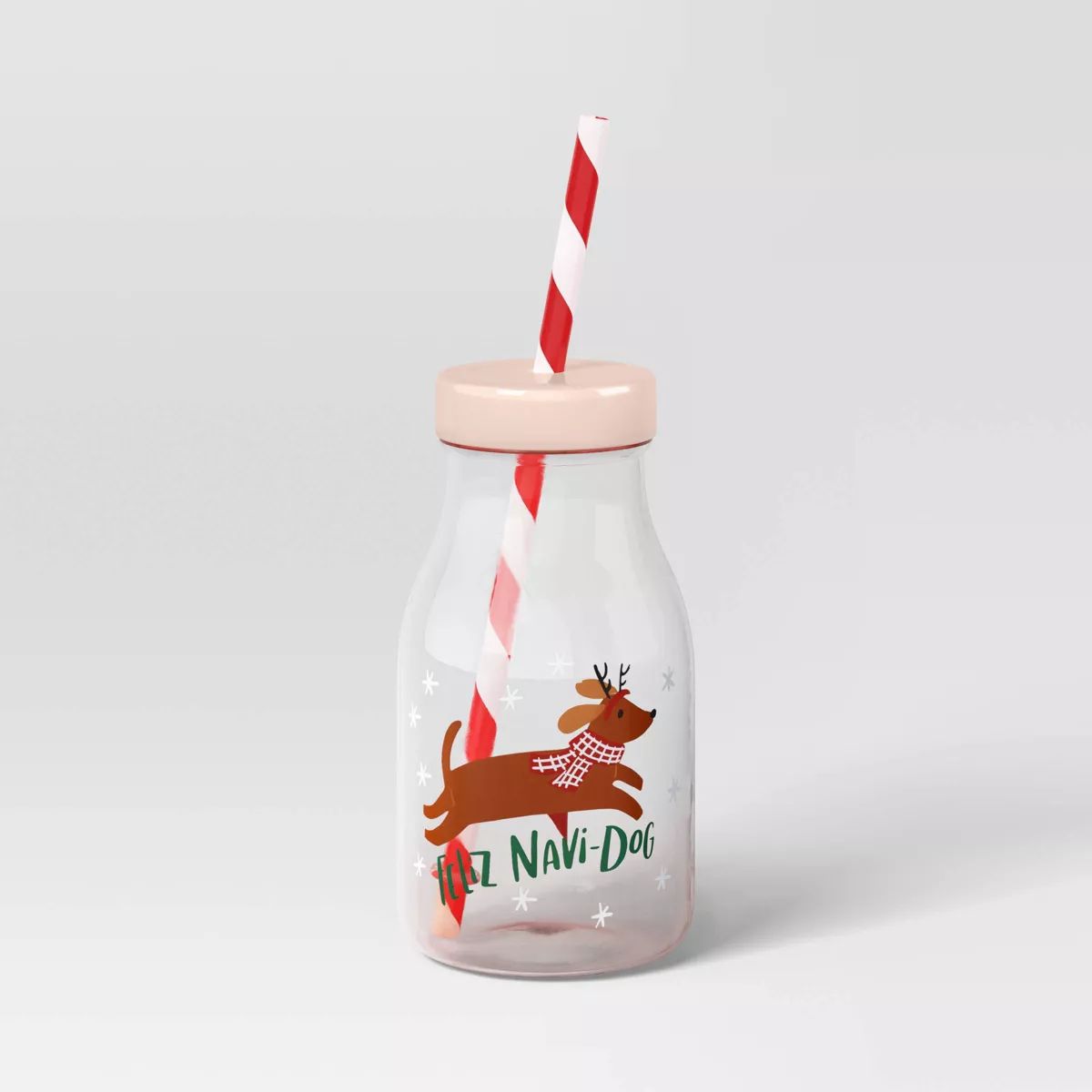 12oz Christmas Copper Feliz Navi Dog Tumbler with Straw - Wondershop™ | Target