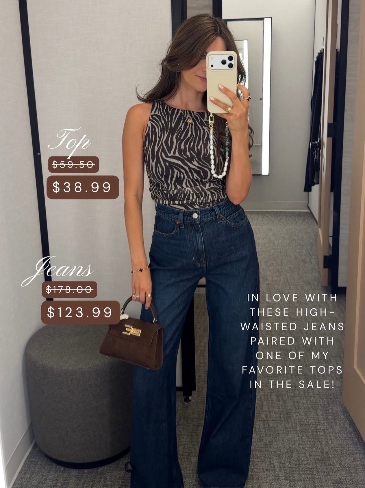 These jeans run a little big, wearing size 25 but could’ve sized down one!

#LTKootd #LTKSaleAlert