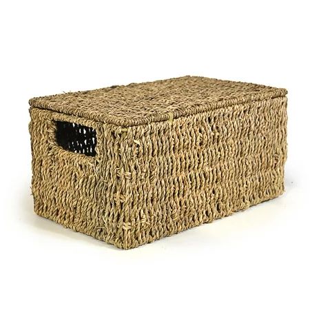 Leilani Small Sea Grass Storage Box with Lid 13in | Walmart (US)