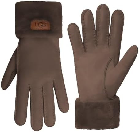 UGG womens Turn Cuff Water Resistant Sheepskin Gloves | Amazon (US)