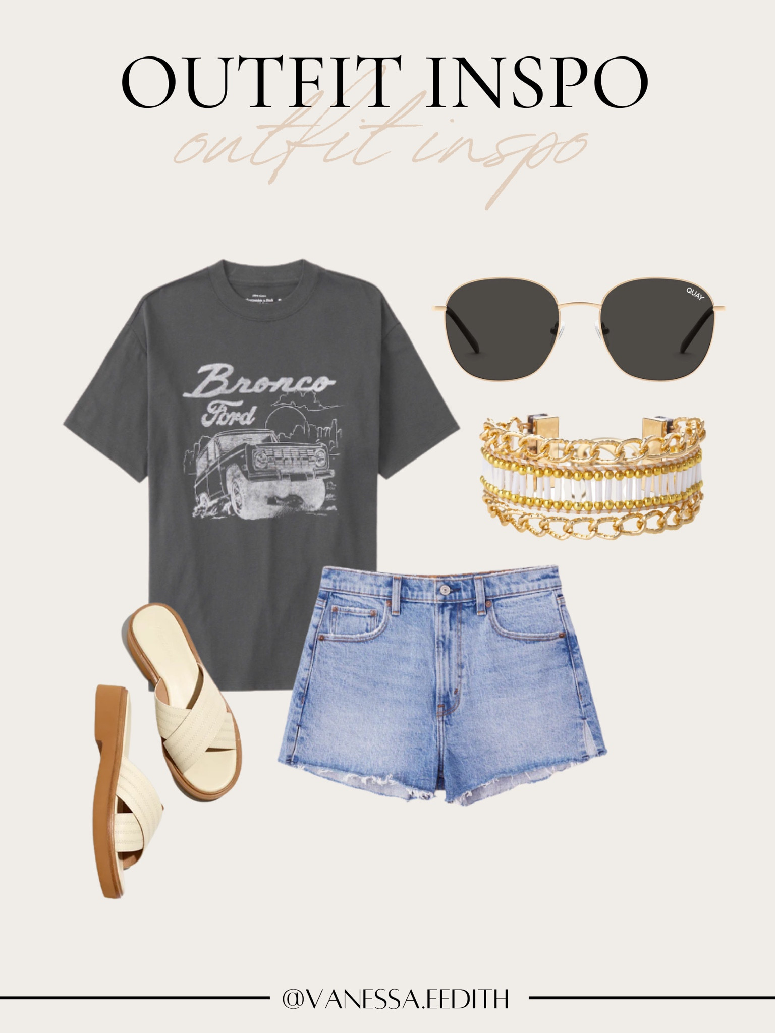 Graphic tee
Mom denim shorts
Chain gold bracelet 
Quay sunglasses 
Madewell sandals
Spring outfit 
Summer outfit

#LTKstyletip #LTKtravel #LTKshoecrush