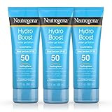 Neutrogena Hydro Boost Moisturizing Water Gel Sunscreen Lotion with Broad Spectrum SPF 50, Water-Res | Amazon (US)