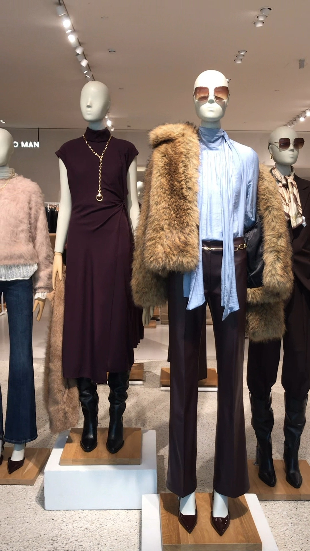 New arrivals at Mango 🖤

Tags: Mango Selection, winter outfit, winter style, brown suit, pink sweater, wool coat, fur coat, leather coat, silk blouse, ankle boots, capsule wardrobe, high street.

#LTKwinter #LTKstyletip #LTKworkwear