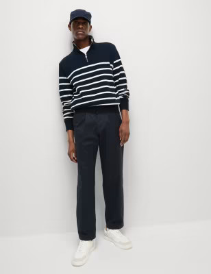 Pure Cotton Striped Sweatshirt | Marks and Spencer US