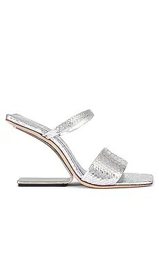 Cult Gaia Rene Sandal in Silver from Revolve.com | Revolve Clothing (Global)