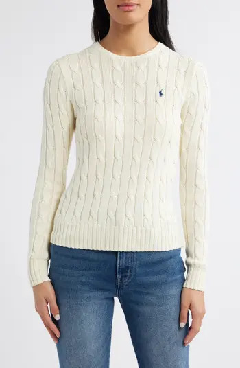 Julianna Cotton Cable Sweater | Nordstrom