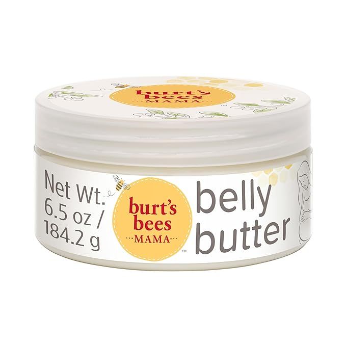 Burt's Bees Mama Belly Butter, Stretch Mark Cream for Pregnancy Massages Body & Reduces Scar Appe... | Amazon (US)