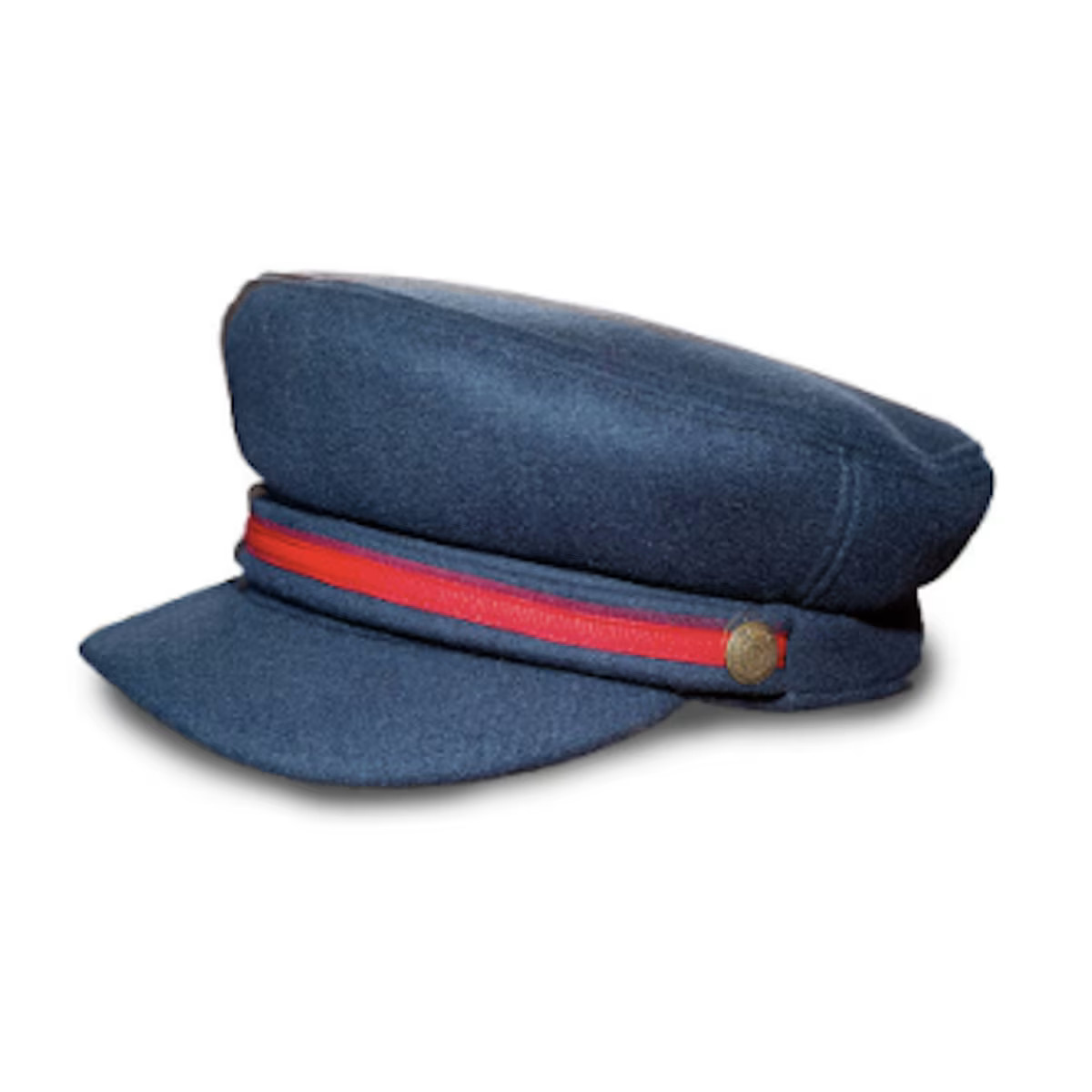 Skippers Admiral, Sailor Hat In rich navy Duffel wool | Wolf & Badger