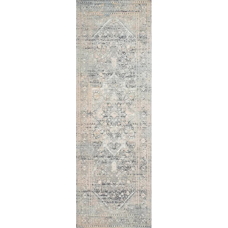 Loloi II Lucia Oriental Grey / Sunset Area Rug | Walmart (US)