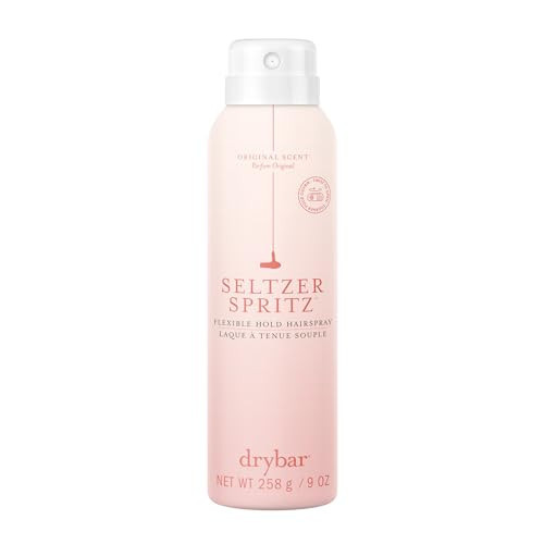 Drybar Seltzer Spritz Flexible Hold Hairspray | Holds Style for 8 Hours* with Touchable Finish, Adds Softness, Ultrafine Mist Diffuser for Even, Quick Drying Application, Vegan & Cruelty Free | Amazon (US)