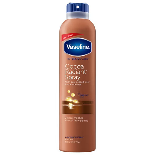 Vaseline Intensive Care Cocoa Radiant Spray Moisturizer 6.5 oz | Target