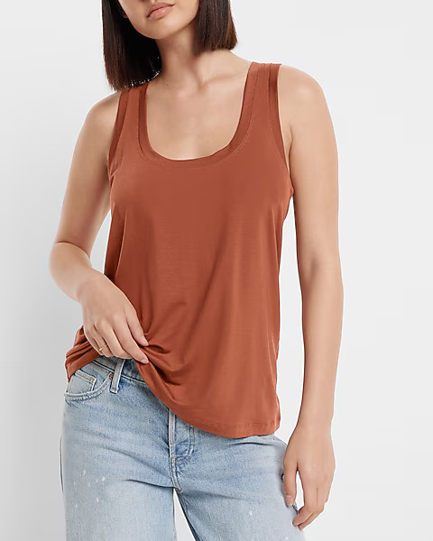 Supersoft Relaxed Scoop Neck Tank | Express