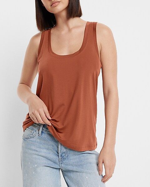 Supersoft Relaxed Scoop Neck Tank | Express