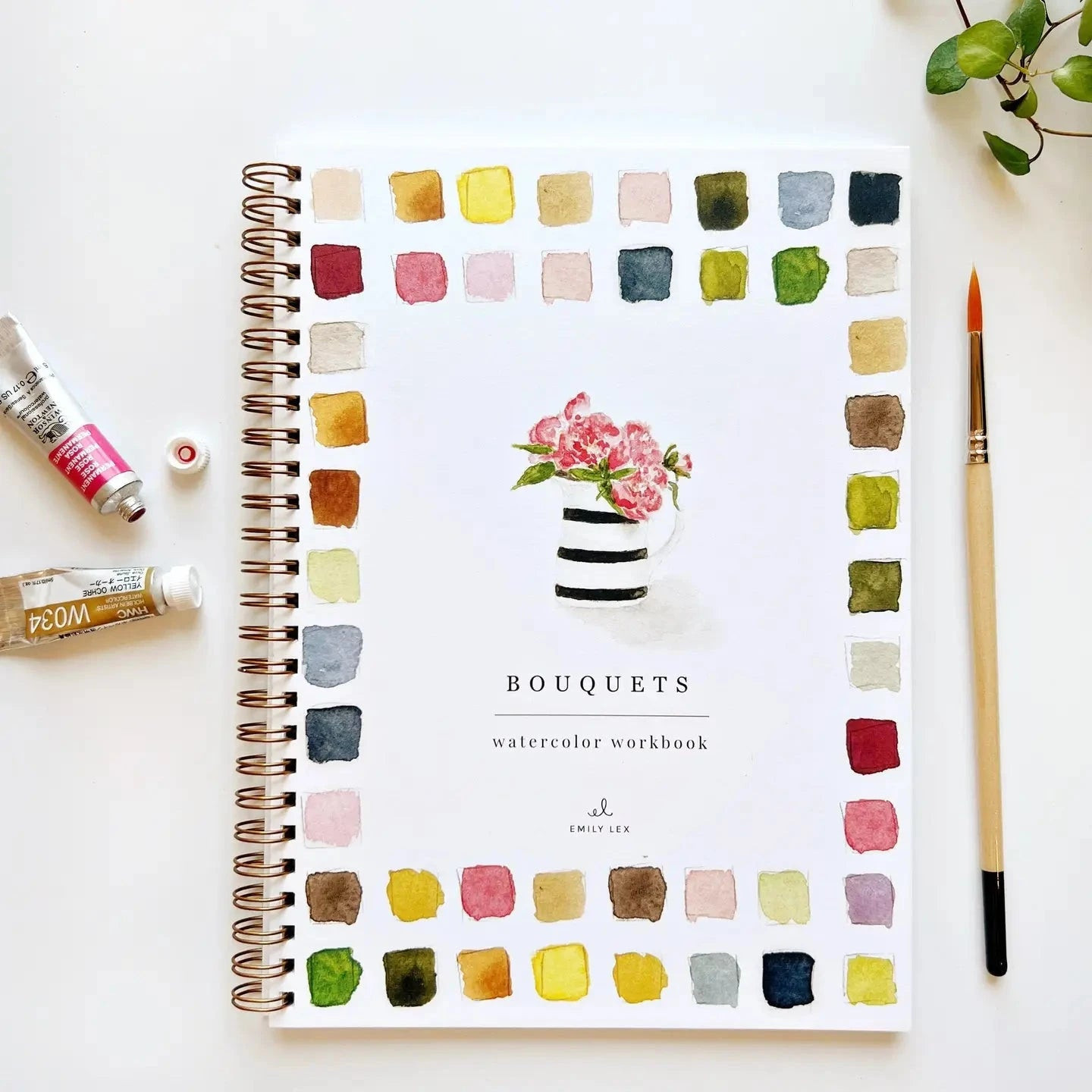 Watercolor Workbook - Bouquets | The Horseshoe Crab