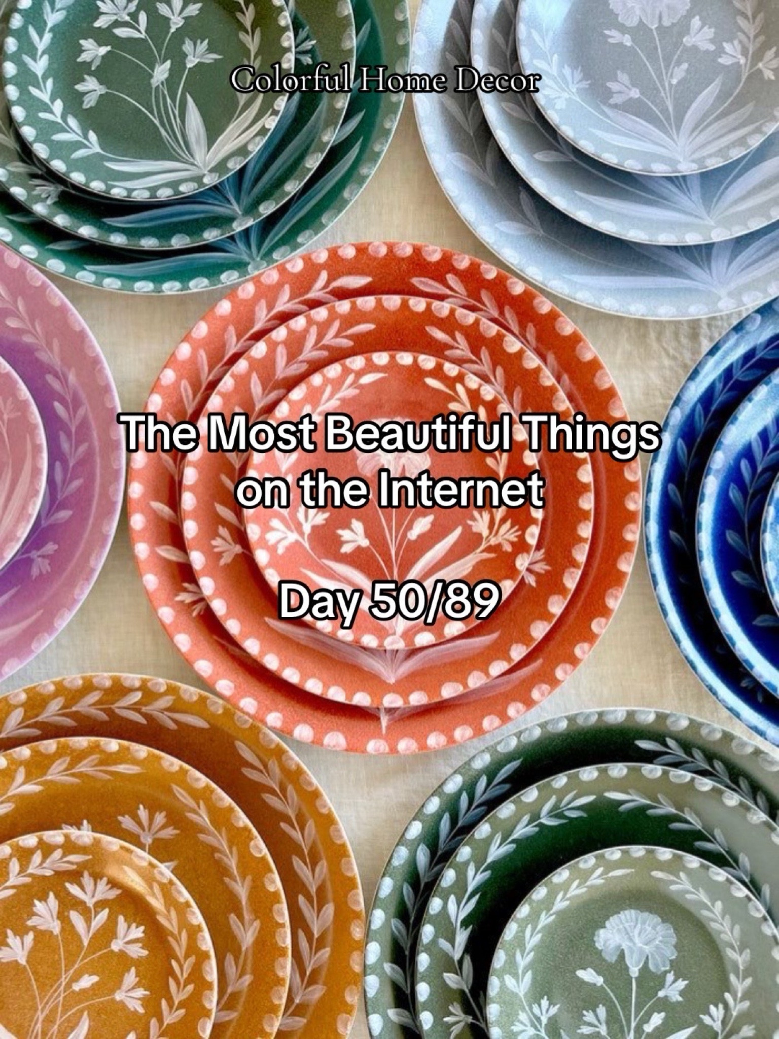 Colorful plates 

#LTKHome