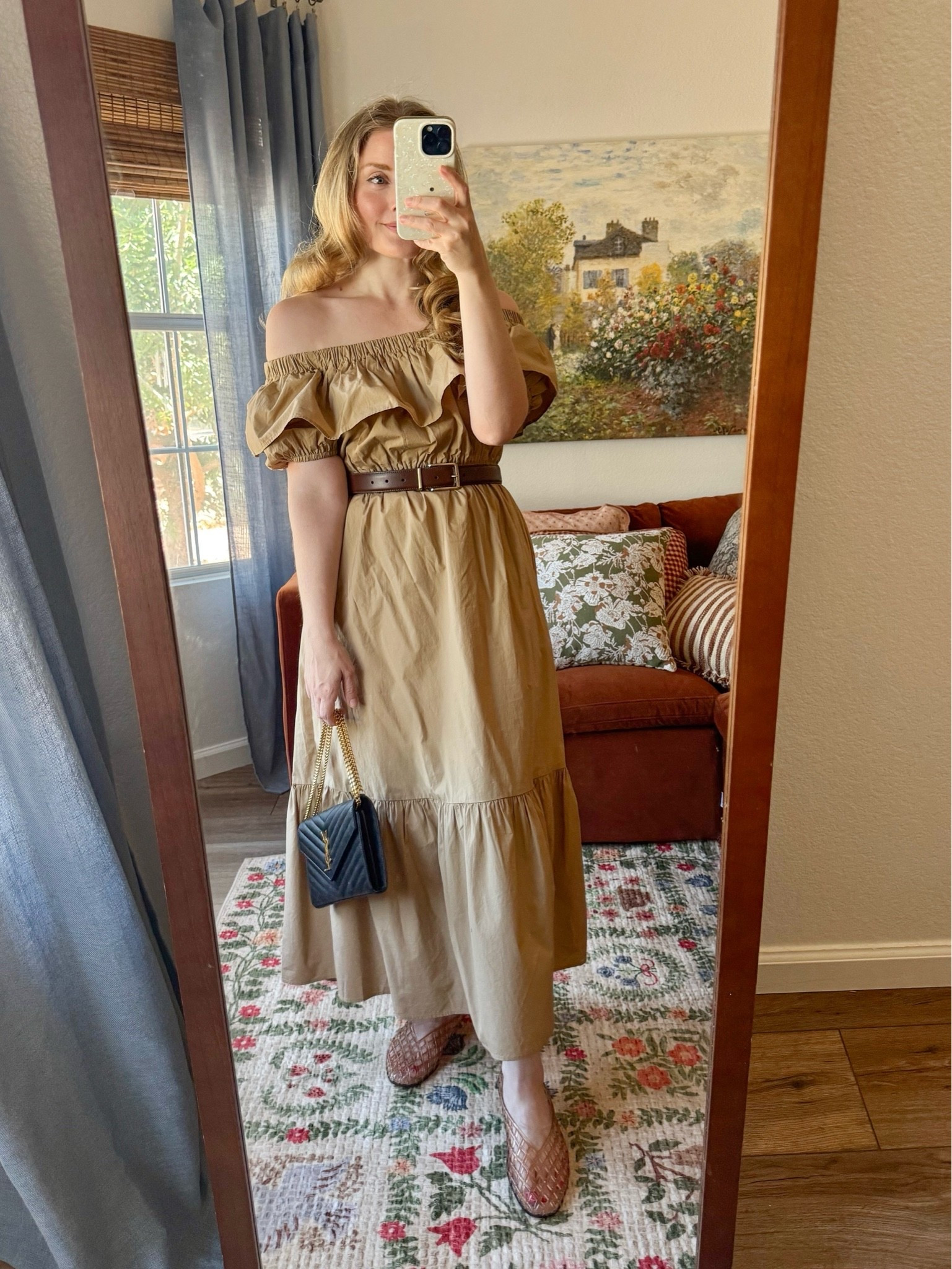 chic 100% cotton off the shoulder dress for summer ☀️ it’s giving dining al fresco during golden hour.

runs big, i sized down to an Xsmall

#LTKSeasonal #LTKSaleAlert #LTKootd