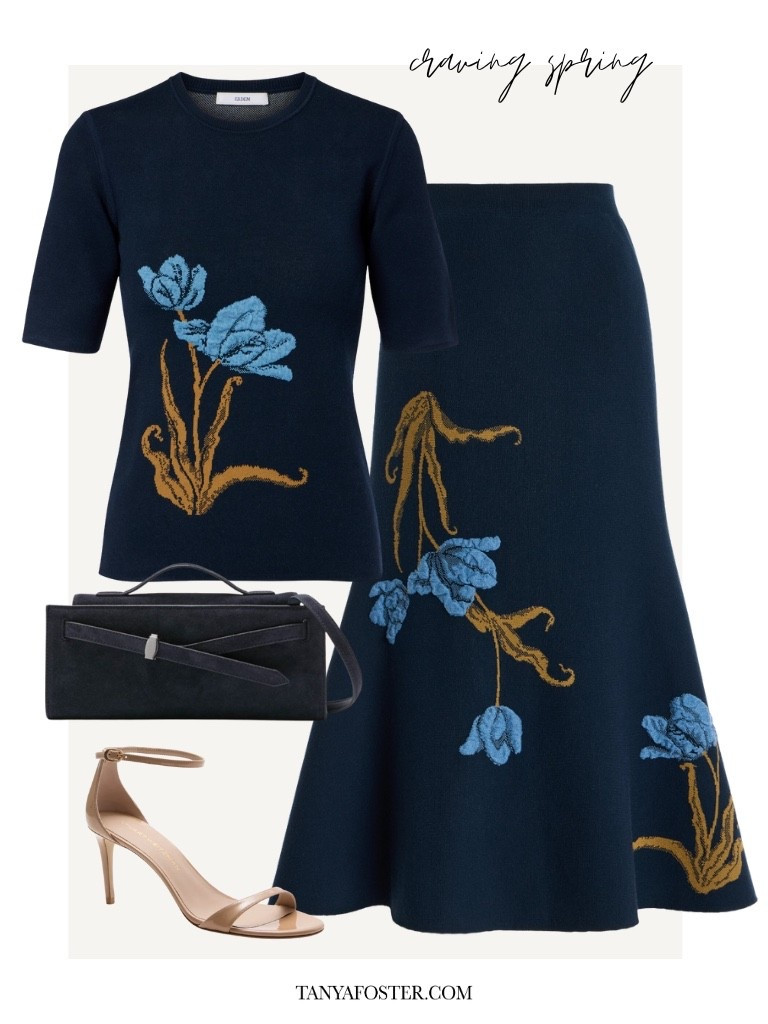 Gorgeous sweater skirt and top for a spring luncheon look!

#LTKWorkwear #LTKSeasonal